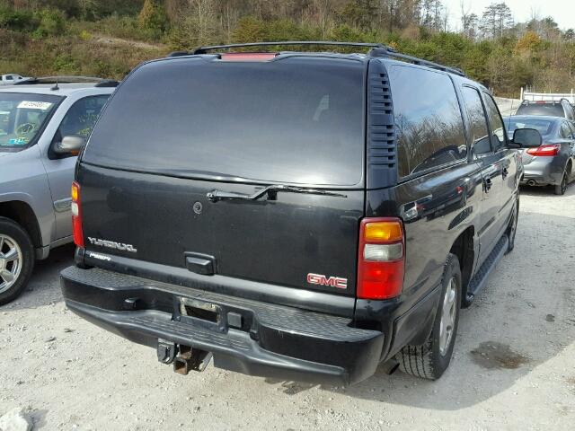 1GKFK66U83J314046 - 2003 GMC YUKON XL D BLACK photo 4