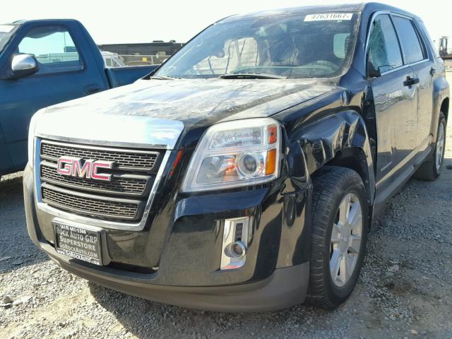 2CTALBEW4A6328524 - 2010 GMC TERRAIN SL BLACK photo 2