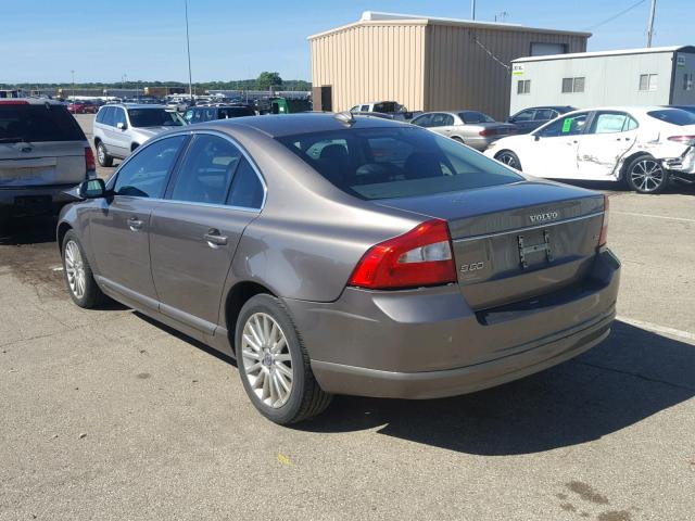 YV1AS982481079505 - 2008 VOLVO S80 3.2 BROWN photo 3