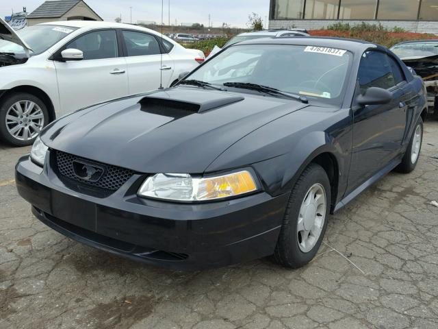 1FAFP4047XF131598 - 1999 FORD MUSTANG BLACK photo 2