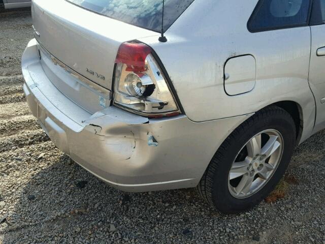 1G1ZT62805F207098 - 2005 CHEVROLET MALIBU MAX ვერცხლისფერი ფოტო 9