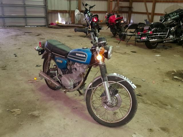 CB125S1234084 - 1975 HONDA CB125 TEAL photo 1