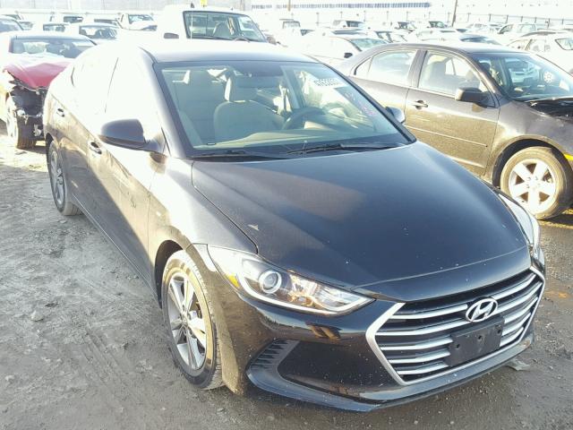 5NPD84LF0HH026825 - 2017 HYUNDAI ELANTRA SE BLACK photo 1