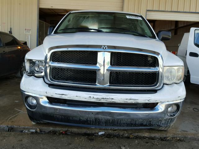 1D7HA18N84S778567 - 2004 DODGE RAM 1500 S WHITE photo 9