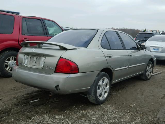 3N1CB51A85L490454 - 2005 NISSAN SENTRA 1.8 TAN photo 4