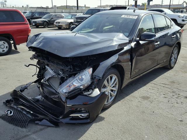 JN1BV7AP5FM345138 - 2015 INFINITI Q50 BASE Negro foto 2