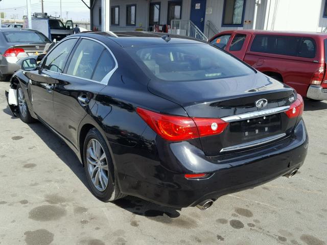 JN1BV7AP5FM345138 - 2015 INFINITI Q50 BASE Negro foto 3