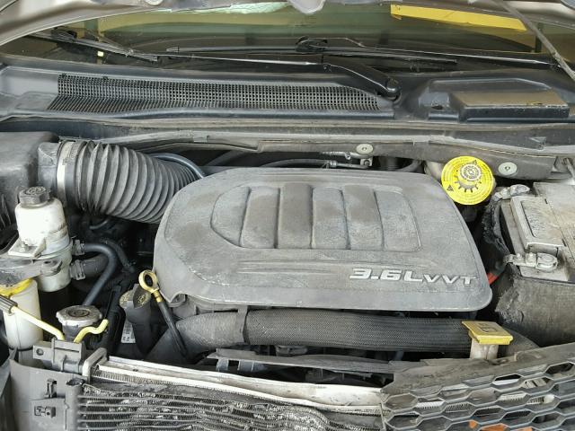 2C4RDGBG8FR550723 - 2015 DODGE GRAND CARA GRAY photo 7