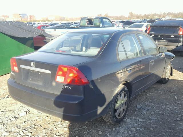 1HGES26862L064622 - 2002 HONDA CIVIC EX BLACK photo 4