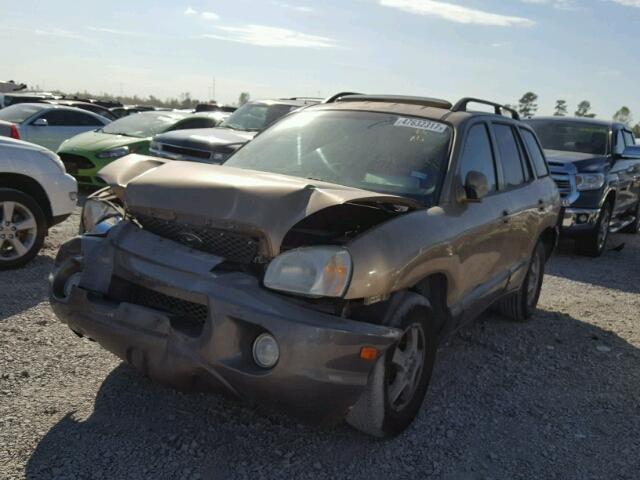 KM8SC13D03U449899 - 2003 HYUNDAI SANTA FE G GOLD photo 2