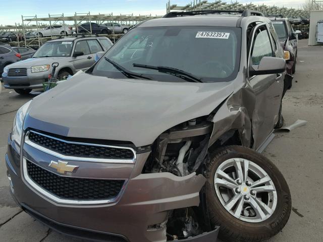 2CNALPEW2A6327490 - 2010 CHEVROLET EQUINOX LT BROWN photo 2