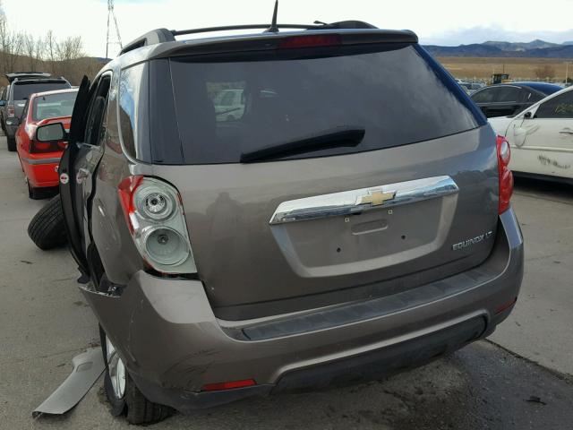 2CNALPEW2A6327490 - 2010 CHEVROLET EQUINOX LT BROWN photo 3