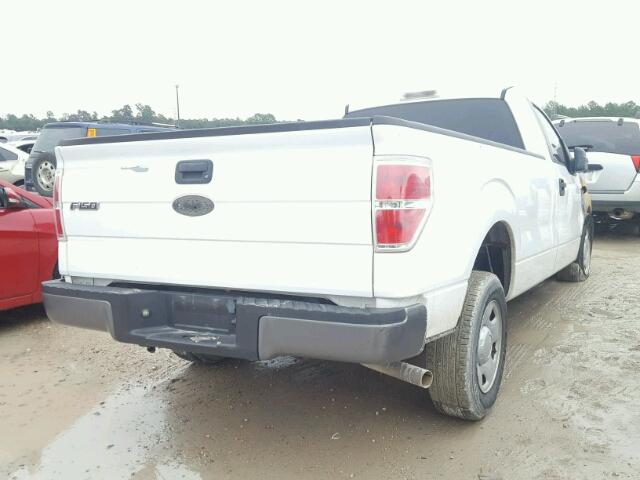 1FTRF12W19KB23241 - 2009 FORD F150 WHITE photo 4