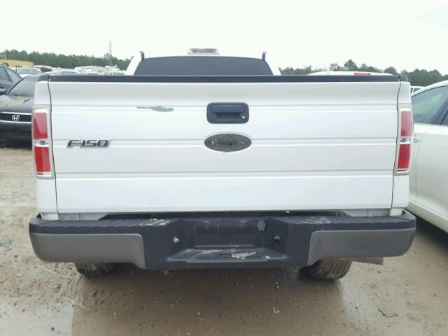 1FTRF12W19KB23241 - 2009 FORD F150 WHITE photo 6