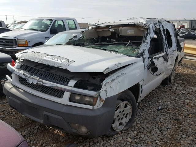 3GNEC13T22G164896 - 2002 CHEVROLET AVALANCHE WHITE photo 2