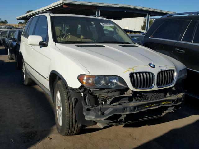 5UXFA13586LY43180 - 2006 BMW X5 3.0I WHITE photo 1