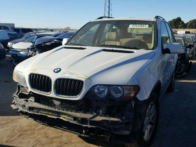 5UXFA13586LY43180 - 2006 BMW X5 3.0I WHITE photo 2