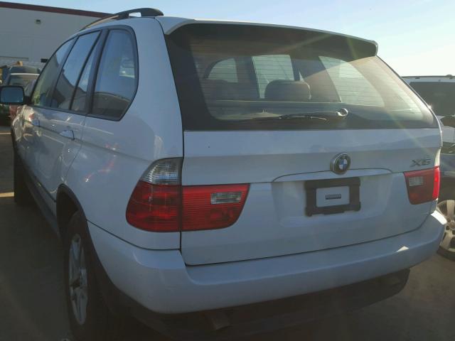 5UXFA13586LY43180 - 2006 BMW X5 3.0I WHITE photo 3