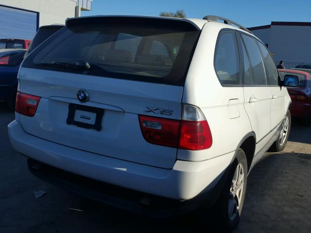 5UXFA13586LY43180 - 2006 BMW X5 3.0I WHITE photo 4