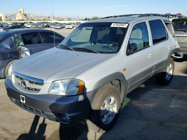 4F2YU08172KM50921 - 2002 MAZDA TRIBUTE LX SILVER photo 2