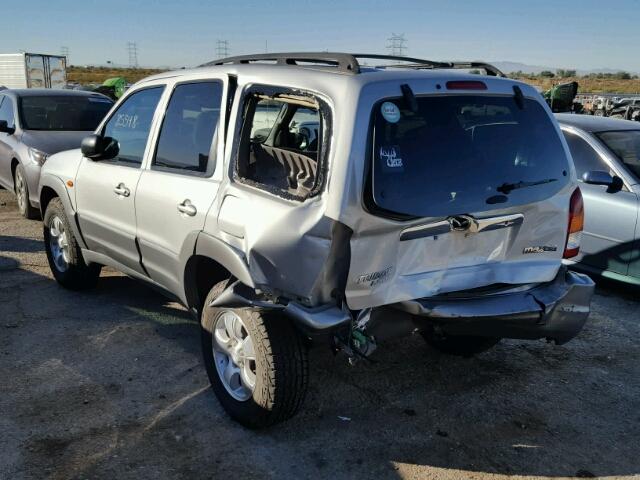 4F2YU08172KM50921 - 2002 MAZDA TRIBUTE LX SILVER photo 3