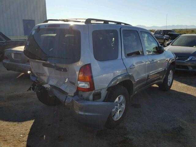 4F2YU08172KM50921 - 2002 MAZDA TRIBUTE LX SILVER photo 4