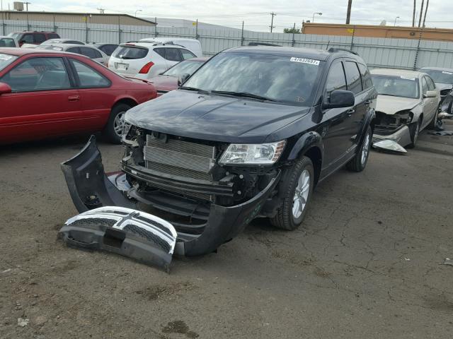 3C4PDCBB1FT660241 - 2015 DODGE JOURNEY SX BLACK photo 2