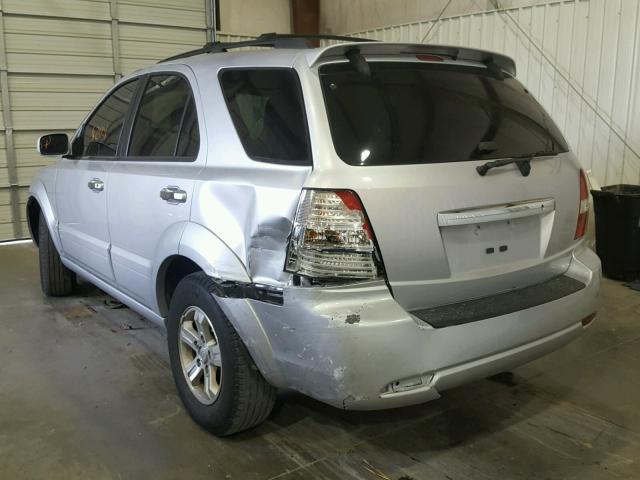 KNDJD736375709780 - 2007 KIA SORENTO EX SILVER photo 3