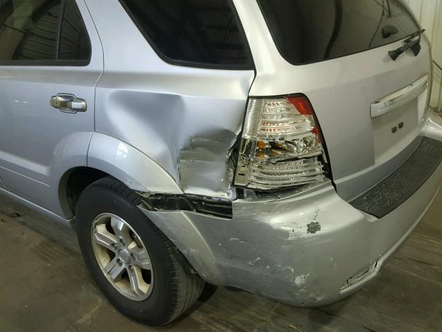 KNDJD736375709780 - 2007 KIA SORENTO EX SILVER photo 9