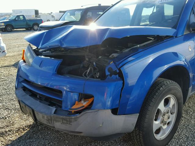 5GZCZ23D43S859905 - 2003 SATURN VUE BLUE photo 9