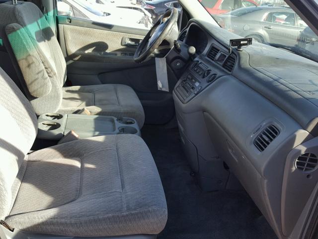 5FNRL18542B019613 - 2002 HONDA ODYSSEY LX GRAY photo 5