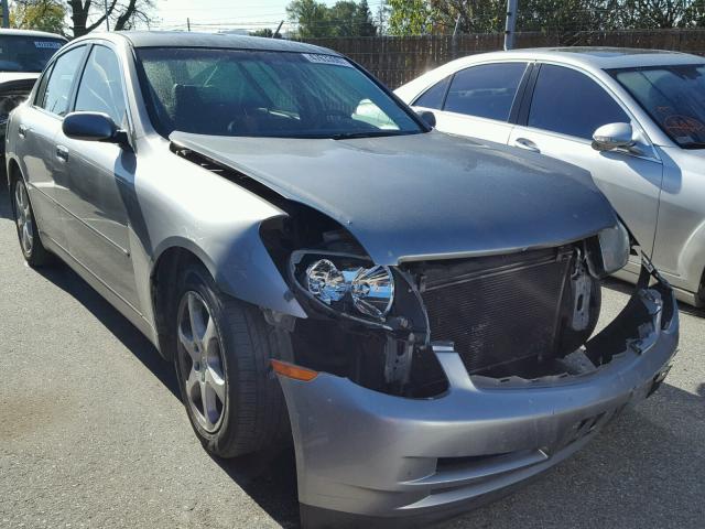 JNKCV51E44M618943 - 2004 INFINITI G35 GRAY photo 1