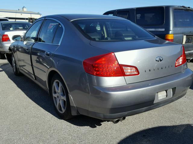 JNKCV51E44M618943 - 2004 INFINITI G35 GRAY photo 3