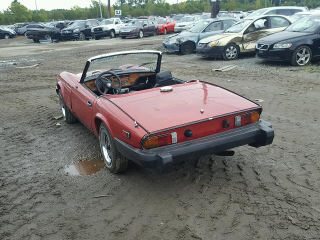 TFVDW2AT004079 - 1980 TRIUMPH CAR SPITFIRE RED photo 3