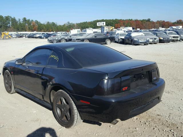 1FAFP42XX2F194677 - 2002 FORD MUSTANG GT BLACK photo 3