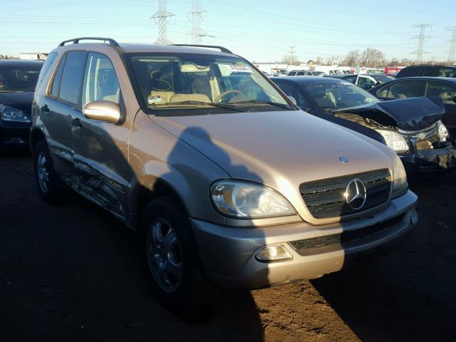 4JGAB54E82A290417 - 2002 MERCEDES-BENZ ML 320 BEIGE photo 1