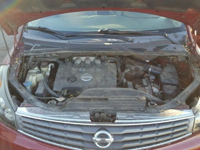 5N1BV28U47N119255 - 2007 NISSAN QUEST S BURGUNDY photo 7