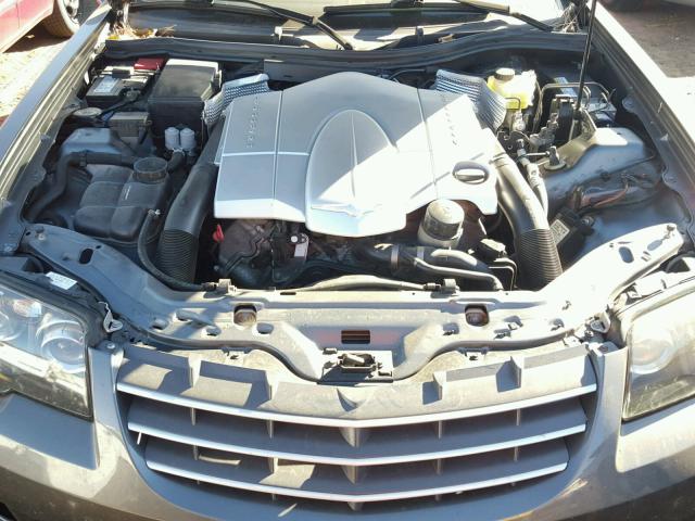 1C3AN65L65X051517 - 2005 CHRYSLER CROSSFIRE GRAY photo 7