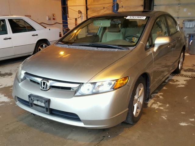 1HGFA16816L030501 - 2006 HONDA CIVIC EX GOLD photo 2