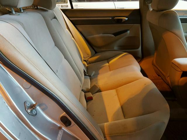 1HGFA16816L030501 - 2006 HONDA CIVIC EX 金色 照片 6