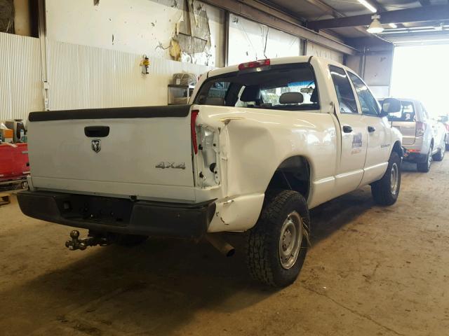 1D7HU18P66J186943 - 2006 DODGE RAM 1500 S WHITE photo 4