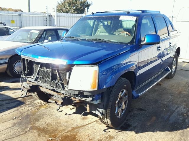 3GYEK63N73G152507 - 2003 CADILLAC ESCALADE E BLUE photo 2