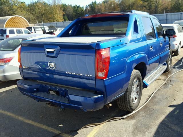 3GYEK63N73G152507 - 2003 CADILLAC ESCALADE E BLUE photo 4