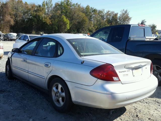 1FAFP55291G228140 - 2001 FORD TAURUS SES SILVER photo 3