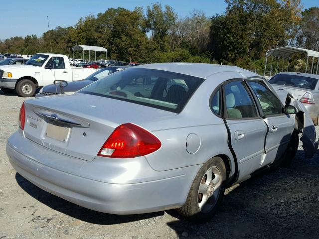 1FAFP55291G228140 - 2001 FORD TAURUS SES SILVER photo 4
