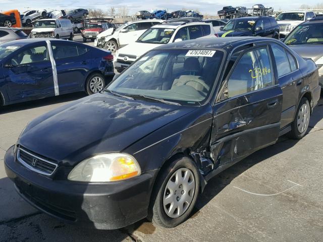 2HGEJ6676WH526729 - 1998 HONDA CIVIC LX BLACK photo 2