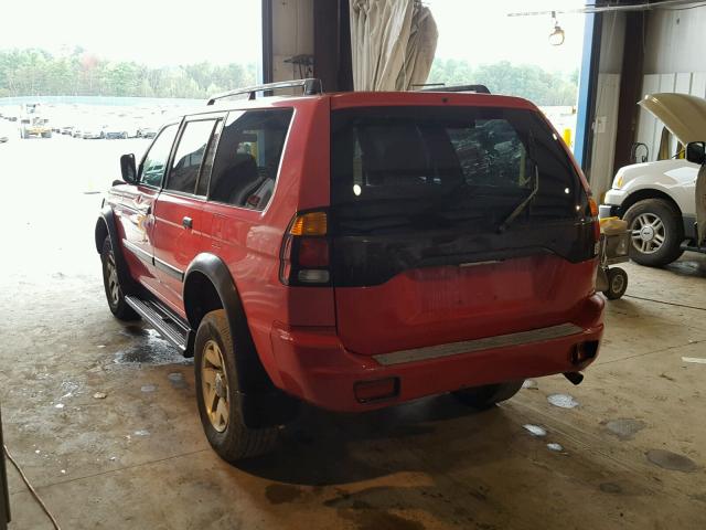 JA4LS31R81P031814 - 2001 MITSUBISHI MONTERO SP RED photo 3