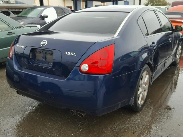 1N4BA41EX6C843689 - 2006 NISSAN MAXIMA SE BLUE photo 4