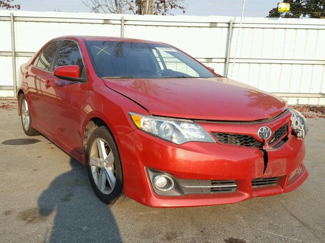 4T1BF1FK5EU827879 - 2014 TOYOTA CAMRY L RED photo 1