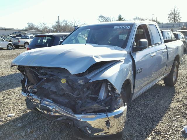 1C6RR6GT8HS542194 - 2017 RAM 1500 SLT SILVER photo 2